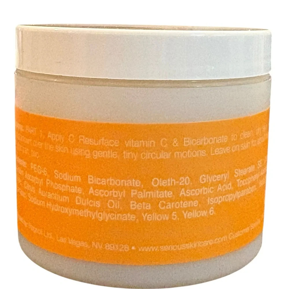 Serious Skin Care‎ C Resurface Vitamin C Bicarbonate Loosen Exfoliate 4 oz.